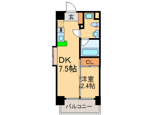 ルネッサンス２１赤坂けやき通りの物件間取画像